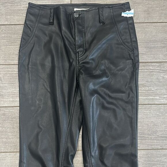 Free People We The Free Level Up Vegan Slit Slim Flare Jeans New w/ Defect - Picture 7 of 16